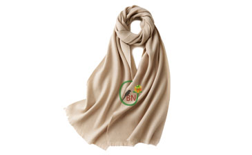 Short Tassel Pure Wool Scarf